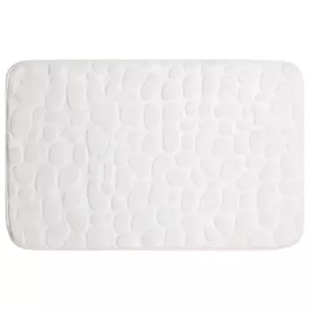 Коврик для ванной Vidage Каменка 50x80 см цвет белый