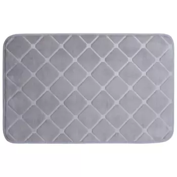 Коврик для ванной Vidage Ларго 50x80 см цвет светло-серый