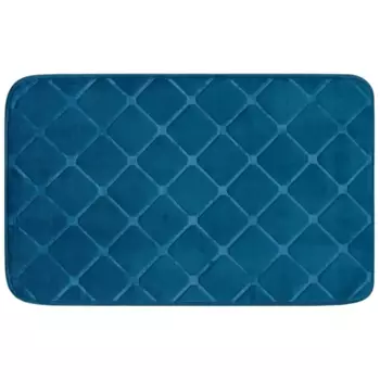 Коврик для ванной Vidage Ларго 50x80 см цвет синий