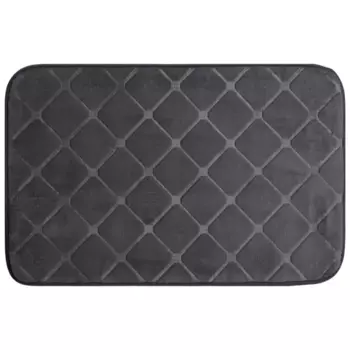 Коврик для ванной Vidage Ларго 50x80 см цвет темно-серый