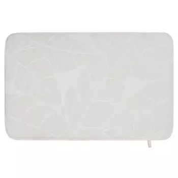 Коврик для ванной Vidage Тропик 50x80 см цвет белый