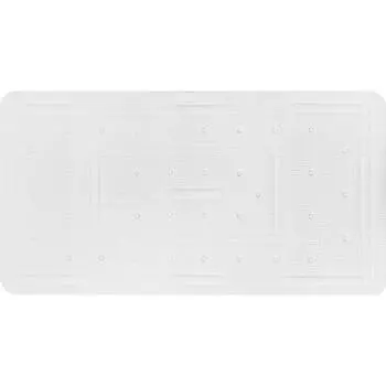 Коврик для ванной Bacchetta противоскользящий 36x71 см цвет белый