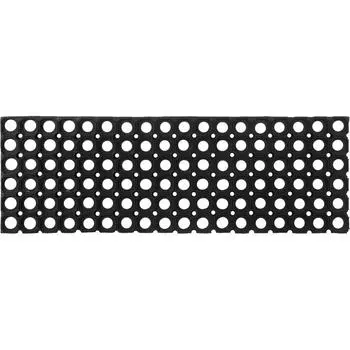 Коврик Inspire Flavio 25x75 см резина цвет чёрный