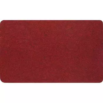 Коврик Флорт «Офис», 49x80 см, полипропилен, цвет красный