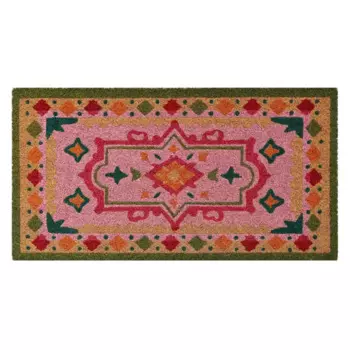 Коврик грязезащитный Kera5 40х75 см кокос цвет разноцветный