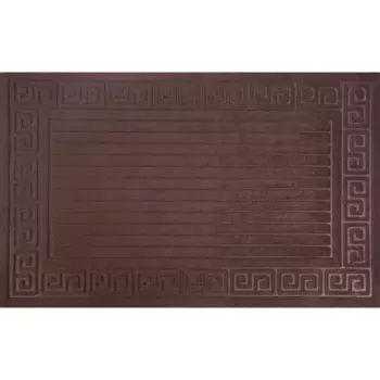 Коврик Inspire Lenzo 50x80 см полиэфир/резина цвет коричневый