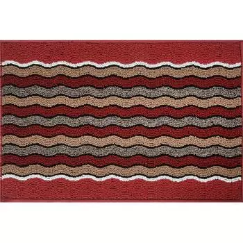 Коврик «Jesolo», 40x60 см, полипропилен, цвет бордовый