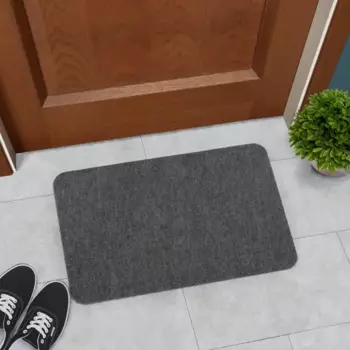 Коврик придверный Флорт Стар 01002 40x60 см полипропилен цвет серый