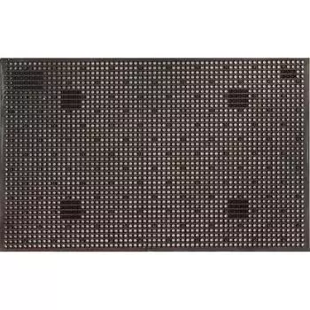 Коврик придверный «Травка Lotus» полиэтилен 45х72 см цвет коричневый