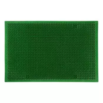 Коврик придверный «Травка» ПВХ 38х58 см цвет зелёный