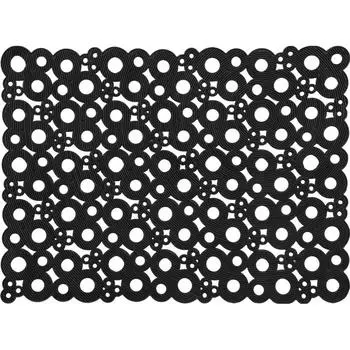 Коврик «Сфера» 50x69 см, ПВХ, цвет чёрный