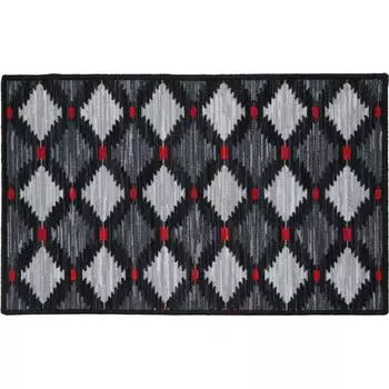 Коврик «Стелла» 101621, 50х80 см, нейлон, цвет серый