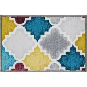 Коврик «Стелла» 113953, 40х60 см, нейлон, цвет серый