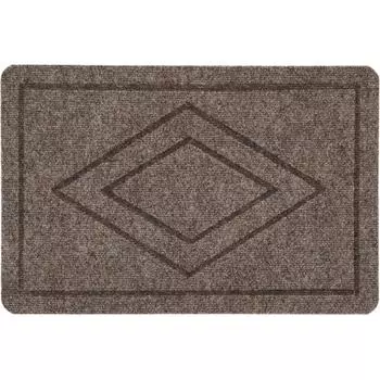 Коврик Thermoprint «Ромб» 40x60 см, полипропилен, цвет бежевый