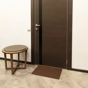 Коврик универсальный Evaline Соты 76x120 см цвет коричневый