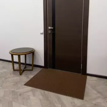 Коврик универсальный Капелька 75x105 см цвет коричневый