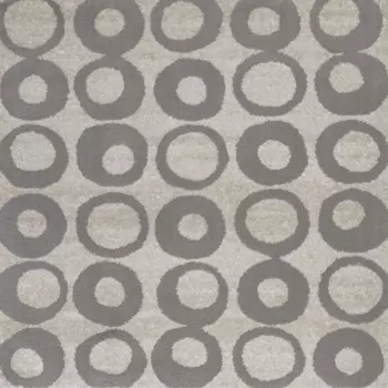 Ковровое покрытие «Фризе Тач Кружочки» 3 м, цвет бежевый