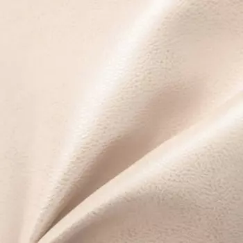 Ткань 1 п/м кожа искусственная Boston 140 см однотонная цвет крем