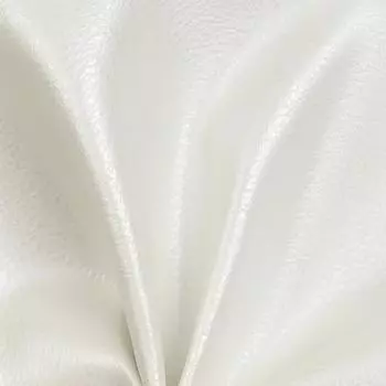 Ткань 1 п/м кожа искусственная Boston 140 см однотонная цвет пломбир