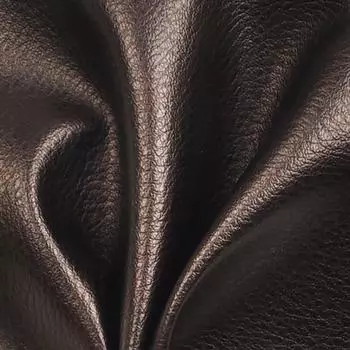 Ткань п/м кожа искусственная Boston 140 см однотонная цвет шоколад