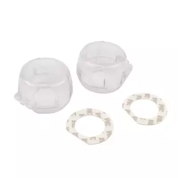 Кожух защитный для кухонной плиты Halsa пластик цвет прозрачный