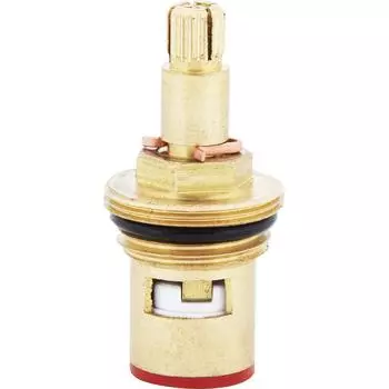 Кран-букса резьба шлиц 1/2" латунь