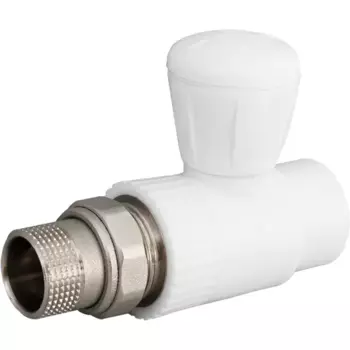 Кран для радиатора прямой РВК 25x3/4" полипропилен