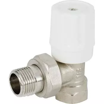 Кран для радиатора угловой 1/2"