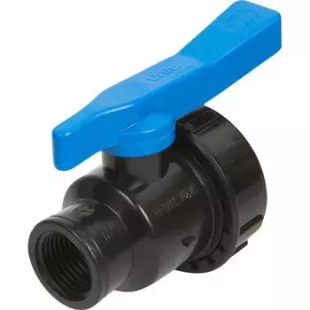 Кран ПНД Ø1/2" внутренняя резьба, полиэтилен