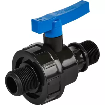 Кран ПНД Политэк 3/4"x3/4" наружная резьба