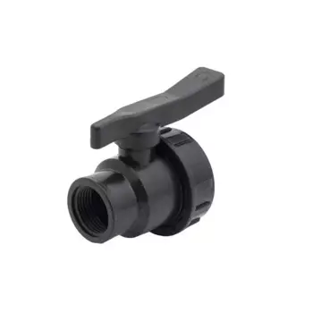 Кран ПНД Политэк внутренняя резьба 3/4", полипропилен