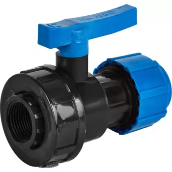 Кран разъемный ПНД ТПК-Аква 25x3/4" внутренняя резьба