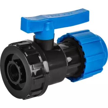 Кран разъемный ПНД Политэк 32x1/2" внутренняя резьба