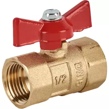 Кран шаровой Галлоп 1/2" внутренняя-внутренняя резьба