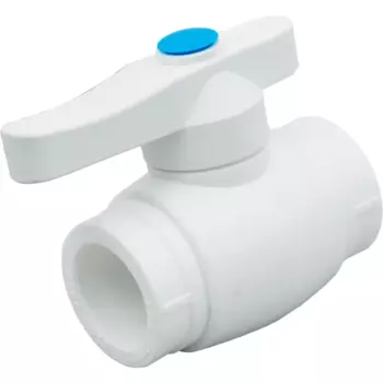 Кран шаровой RTP 25 мм стандартный проход полипропилен