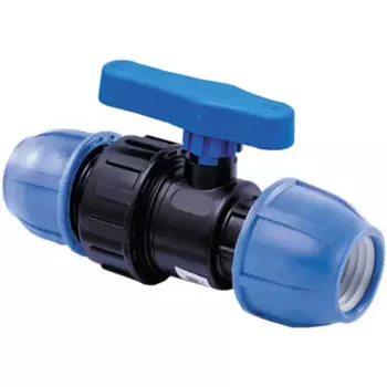 Кран шаровой RTP 25x25 мм разъемный полипропилен