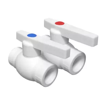 Кран шаровой Valfex 63 мм полнопроходной полипропилен