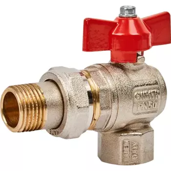 Кран шаровой Itap со сгоном угловой 1/2" наружная-внутренняя резьба