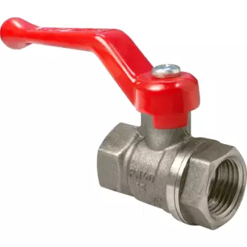 Кран шаровой латунный Valfex 11Б27фт1М ВР/ВР никелированный ручка-рычаг 3/4" (64/16)
