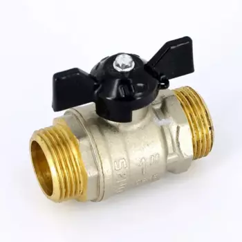 Кран шаровой LD Pride 1" НР ручка бабочка