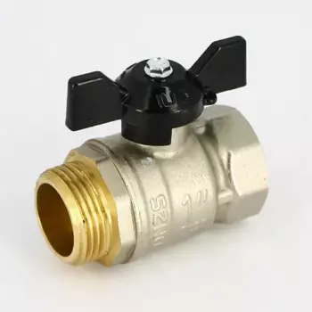 Кран шаровой LD Pride 1" НР-ВР ручка бабочка