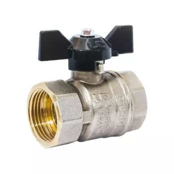 Кран шаровой LD Pride 1" внутренняя резьба ручка бабочка