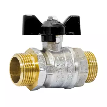 Кран шаровой LD Pride 3/4" наружная резьба ручка бабочка