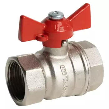 Кран шаровой Monlid DN20 PN40 3/4" ВР латунь ручка бабочка