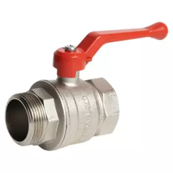 Кран шаровой Monlid DN32 PN40 1 1/4" ВР/НР латунь ручка рычаг