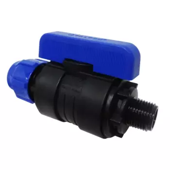 Кран шаровой ПНД Valfex 20x1/2" наружная резьба