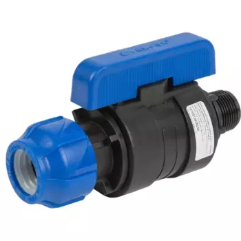 Кран шаровой ПНД Valfex 25x3/4" наружная резьба