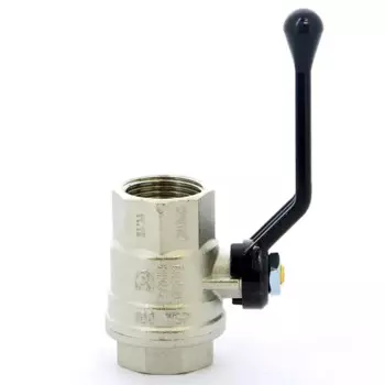 Кран шаровой прямой Bugatti Oregon 300 PN64 3/4" ВР латунь ручка рычаг