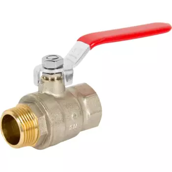 Кран шаровой прямой Equation NRFSFM4034N DN20 PN6 3/4" ВР/НР ручка рычаг латунь