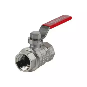 Кран шаровой прямой Giacomini R850X025 DN25 PN28 1" ВР ручка рычаг латунь